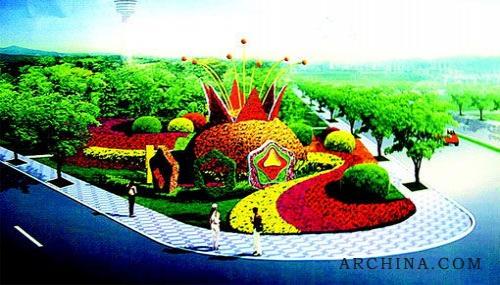 西安世園會城區花卉布置方案