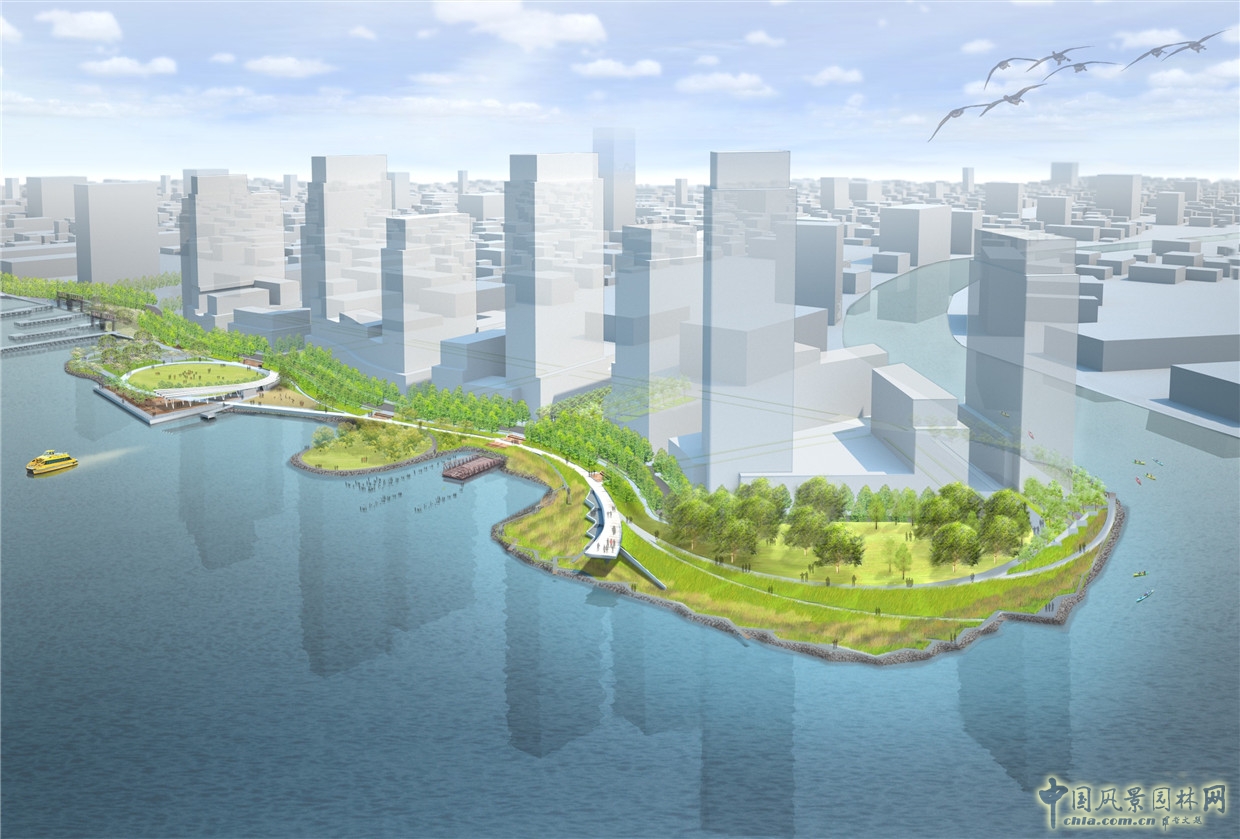 紐約獵人角南濱水公園