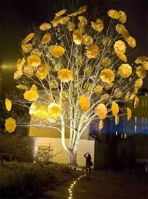 景觀照明中，植物的運用竟如此講究