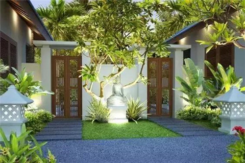 民宿庭院入口可以設(shè)計(jì)成這樣
