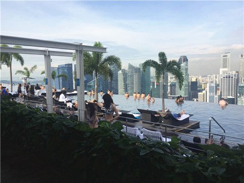 無邊際泳池,令人驚嘆的空中景觀