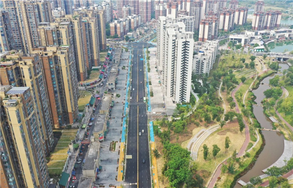 園冶杯獲獎作品丨三江新區(qū)黃桷坪大道景觀提升