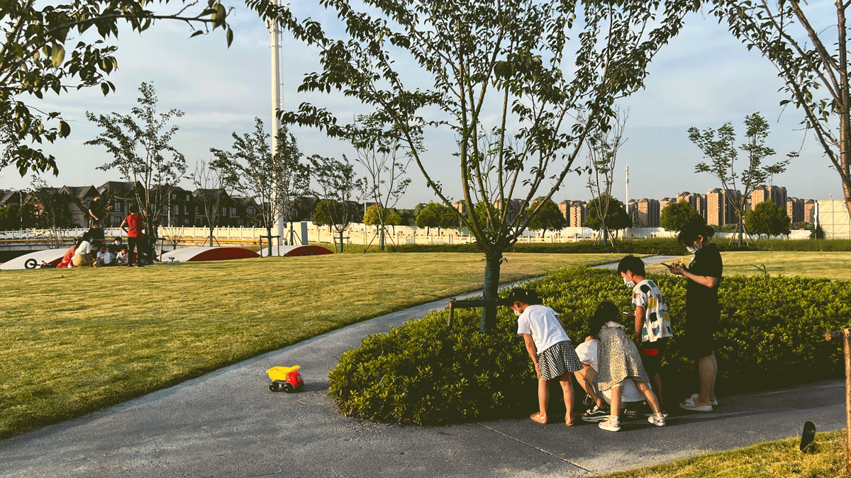 或然景觀丨活力草坪作為生活水岸目的地
