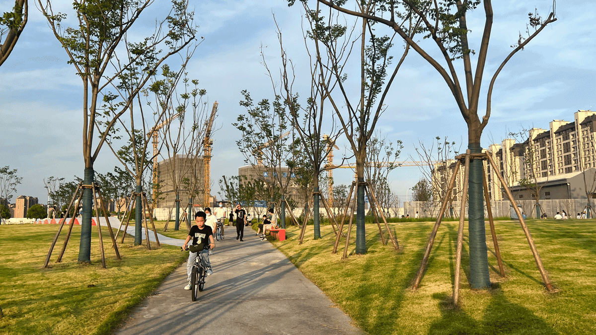 或然景觀丨活力草坪作為生活水岸目的地