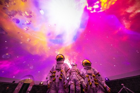 北京園博園沉浸式體驗360°球幕即將開放體驗