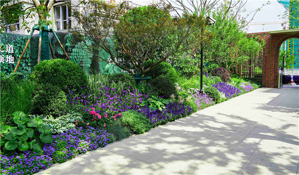 園冶杯參賽作品丨金地新樂里項(xiàng)目景觀花境工程