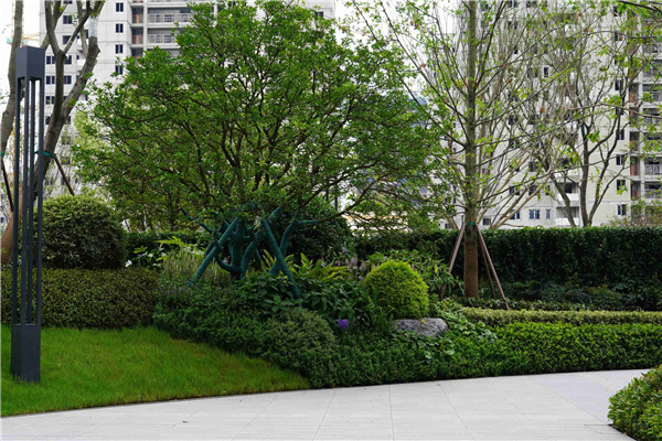 園冶杯參賽作品丨嘉興華潤潤府項(xiàng)目北地塊景觀花境工程