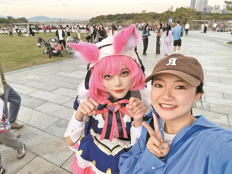 深圳:人才公園變身二次元世界