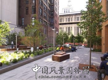 美國紐約曼哈頓比克曼街廣場景觀設(shè)計(jì)