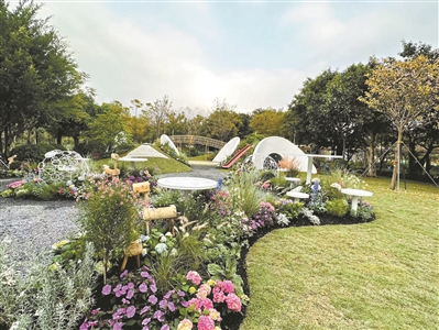 廣州園博會展品為公園添新景