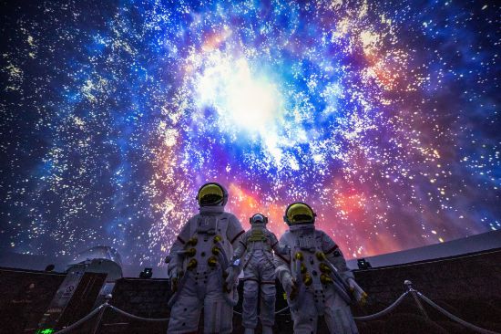 北京園博園沉浸式體驗360°球幕即將開放體驗