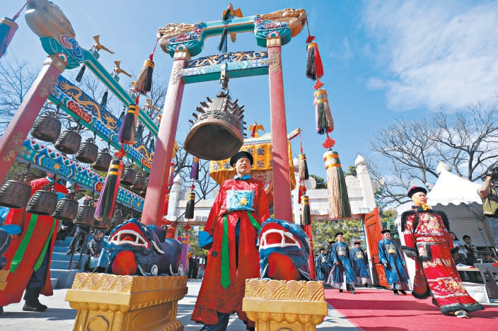 北京:日壇公園重現春分祭日大典